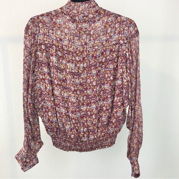 Ramy Brook Winslow Tie-Neck Blouse Top - Picture 5 of 7